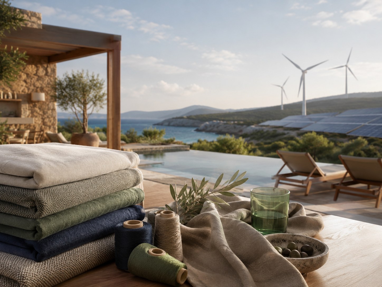 BYO Danışmanlık tekstil turizm ve yenilenebilir enerji hizmetlerini temsil eden görsel
